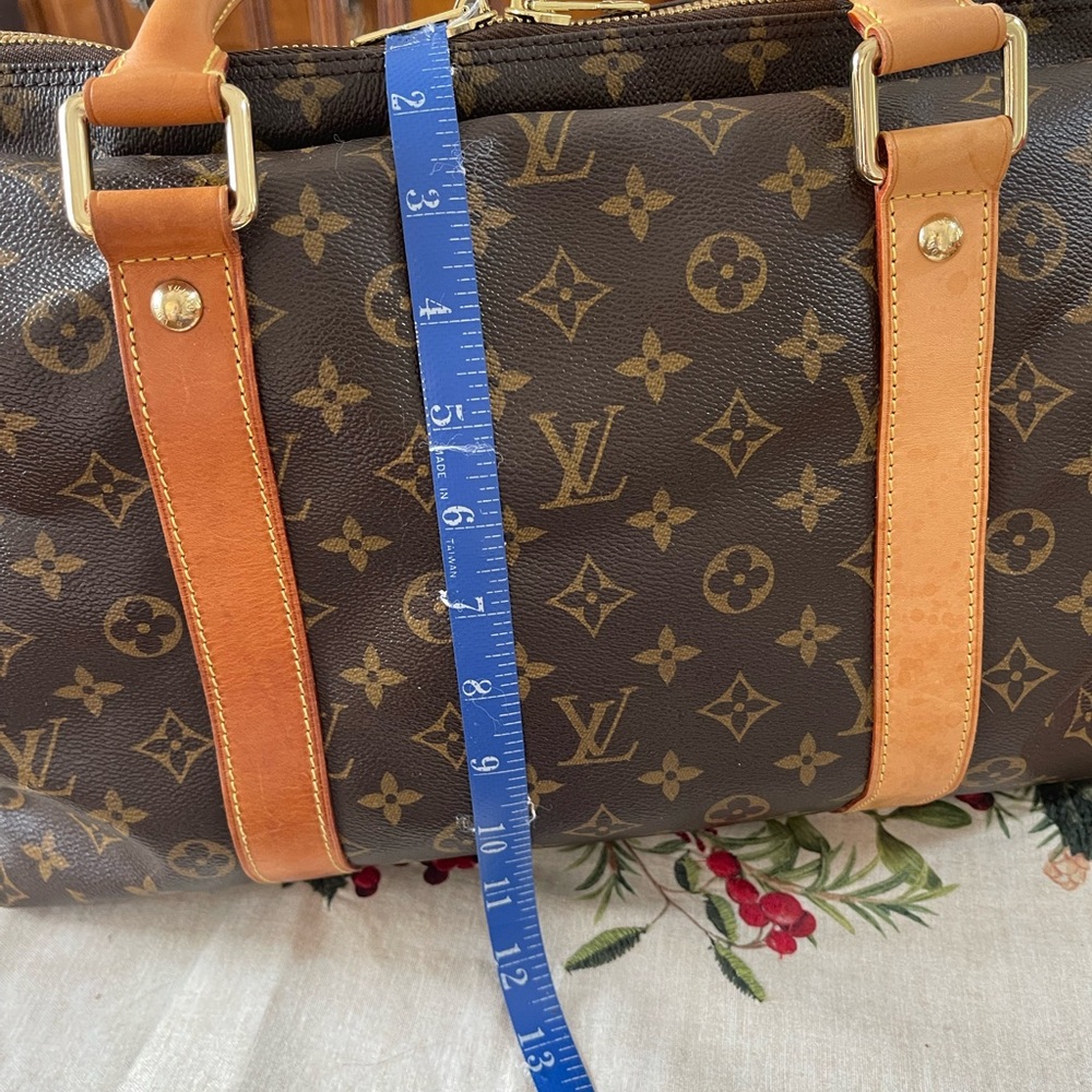 Louis Vuitton Brown Monogram Carryall Boston Travel Bag - Picture 14 of 16